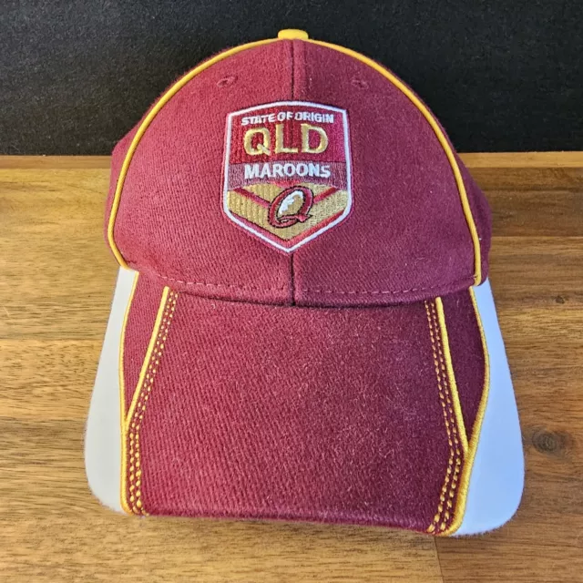Queensland Maroons Rugby League Cap Hat State Of Origin Licensed 2009