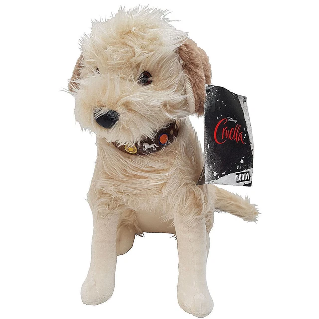 DISNEY STORE CRUELLA Buddy Plush Soft Toy Live Action Movie Film Dog