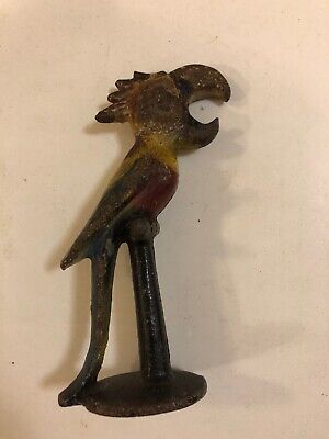 Figural Parrot Cast Iron Bottle Opener - John Wright, Inc ~BW257