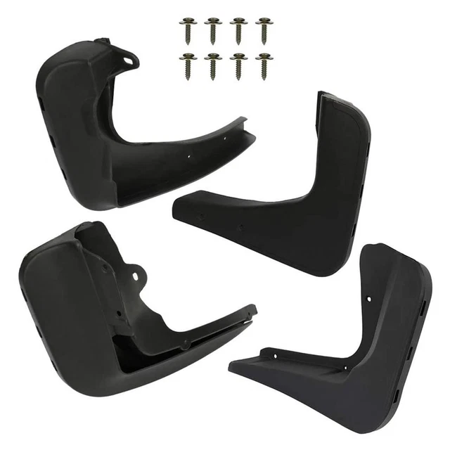 4* PP Mud Flaps For 2012-18 BMW 3 Series F30 F31 Mudguard Fender Of Screw Fix