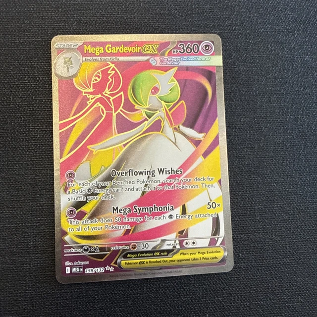 Pokémon – Mega Gardevoir Ex 159/132 – Ultra Rare Full Art – Carte Unique