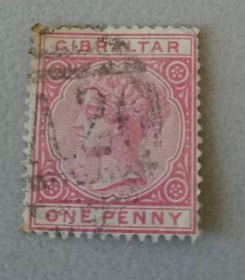 Gibraltar 1886 -1898 Queen Victoria - One Penny