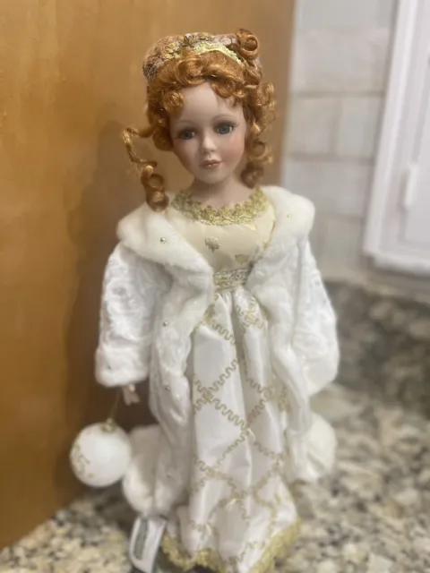 Doll-Heritage Porcelain  Collectors Angel doll With Stand- 2005 Collection