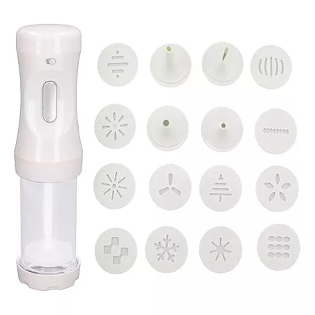 1 Electric Cookie Press with 12 Mold and 4 Decorating Nozzles for Cake7508