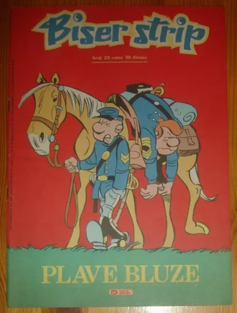 The Blue Tunics / Plave Bluze / Biser strip 29 / Yugoslavia / Les Tuniques Bleus