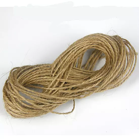10m Metre Natural Brown Rustic Style Twine String Craft Gift Jute Shabby Cord