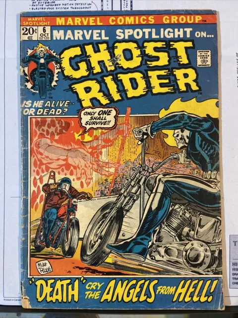 Marvel Spotlight #6 On Ghost Rider (1972) 2nd Full Appearance of Ghost Rider