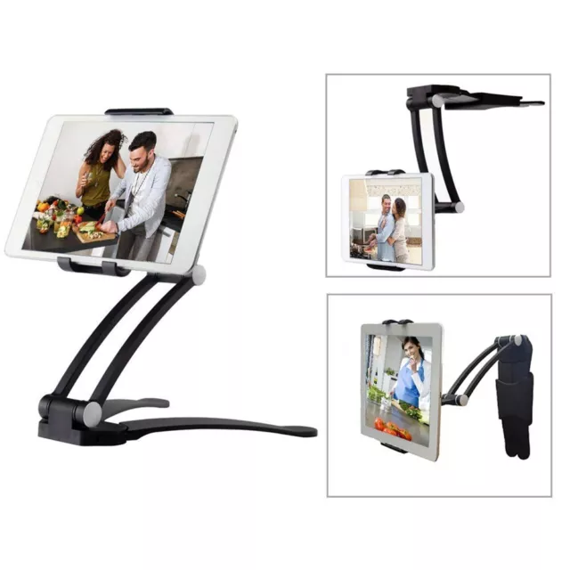 2-In-1 Kitchen Wall Mount Ipad And Tablets Stand Holder