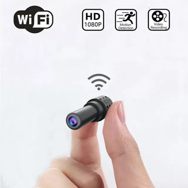 Mini Spy Camera WiFi HD 1080P Hidden IP Night Vision Camcorder Home Security Cam