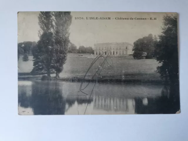 CPA 95 L'Isle-ADAM - Château de Cassan