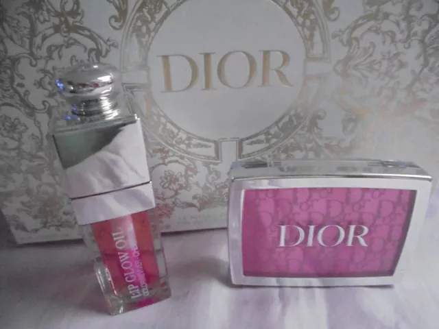 Dior Rouge Set Lippenöl Dior Addict Lip Glow Oil 001 + Blush Dior Rosy Glow 001