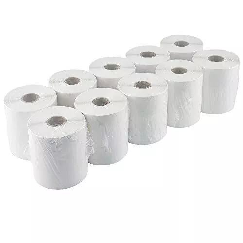 10 Rolls 4" x 6" Thermal Labels with 250 Labels/Roll - Compatible Zebra & Rol...