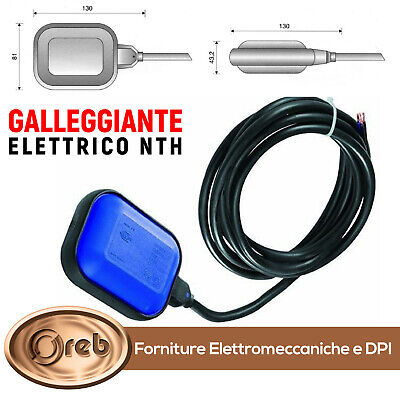 BLU Galleggiante ELETTRICO ELETTRONICO pompa autoclave cisterna acqua 5 10 20 Metri 