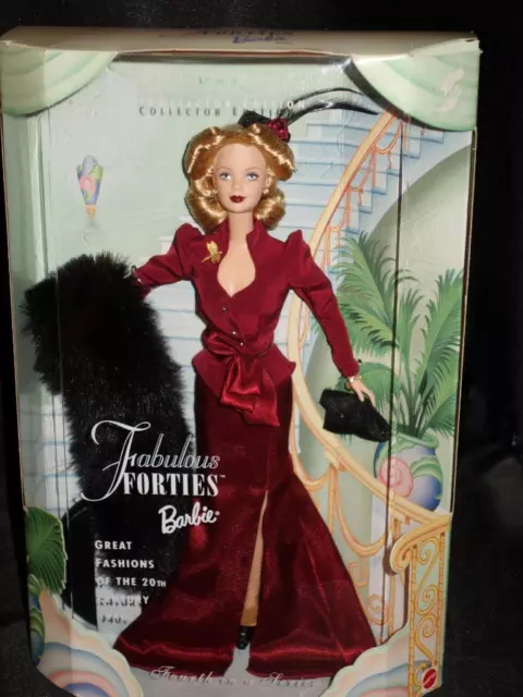 2000 Fabulous Forties Barbie Doll Collector Edition 4th in a Series #22162 NRFB