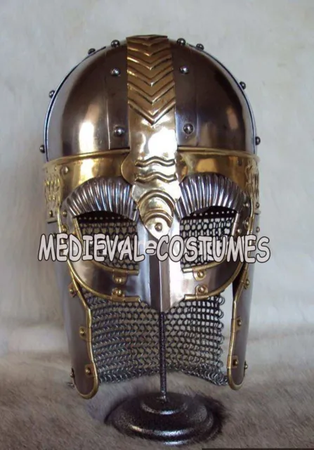Medieval Norman Viking Armor Helmet - Gjermundbu Helmet- Spectacle Armour
