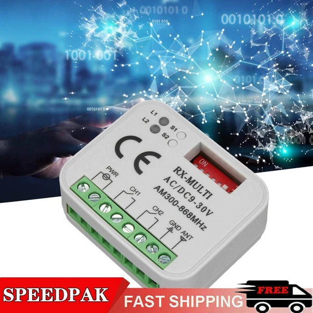 UNIVERSAL ELECTRIC GATE Garage Door Remote Control Receiver Opener HOT