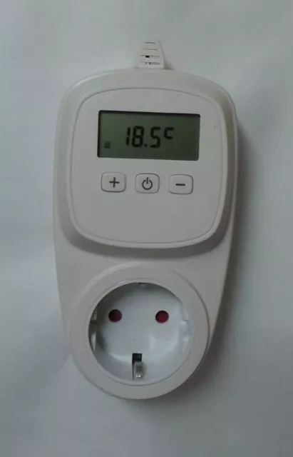 Thermostat de Socket Thermostat 230V 16A Thermostat Ambiant Digital LCD #a43 3