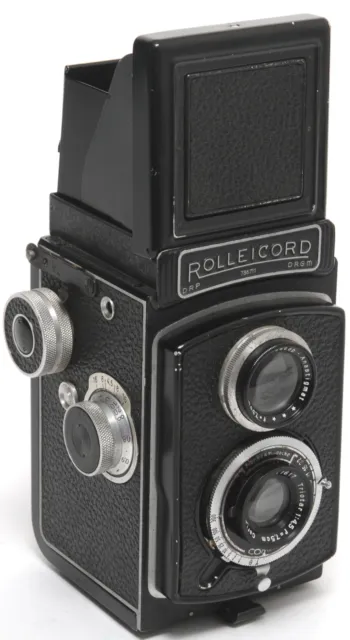 Vintage Rolleicord IA 120 film TLR camera w. Zeiss Jena Triotar 4,5/75mm  NOTTE