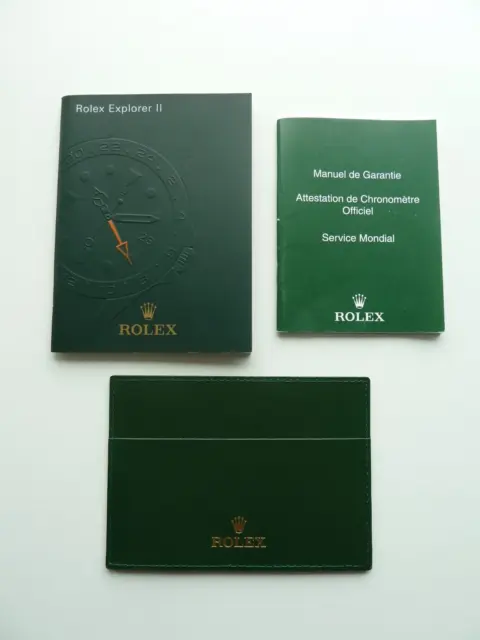 Rolex Explorer Booklet Set 3-Teilig - deutsch von 6.2011