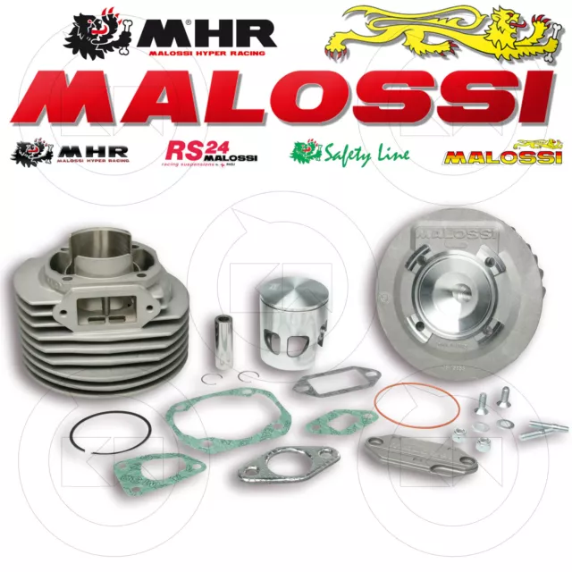 MALOSSI 3115829 GRUPPO TERMICO MHR Ø 57,5 ALLUMINIO 130cc SP. 15 VESPA PK 125