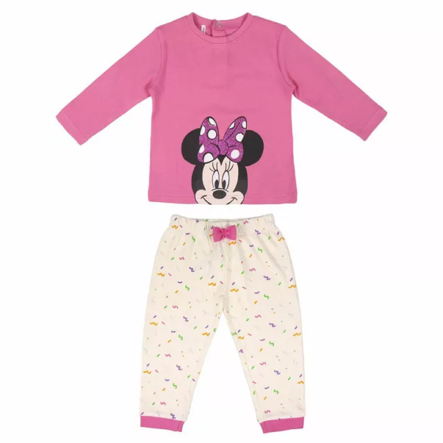 Pigiama Bimba Minnie Due Pezzi Completo Scatola Regalo Originale Disney Baby