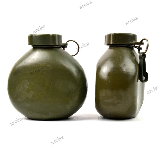 ORIGINAL ARMY DRINKING Flask Norwegian Water Bottle Military Canteen ...