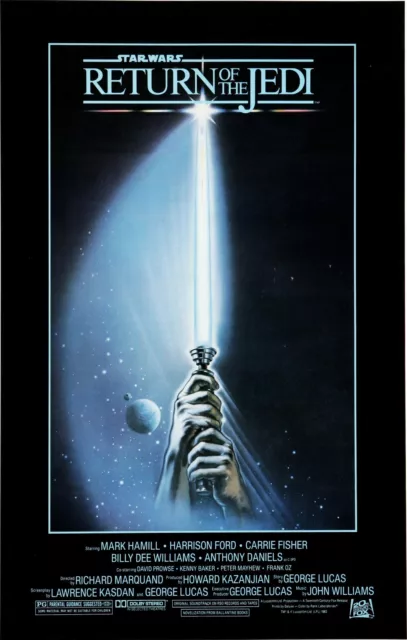 STAR WARS RETURN OF THE JEDI Episode VI 6 Movie Poster Empire Strikes Back