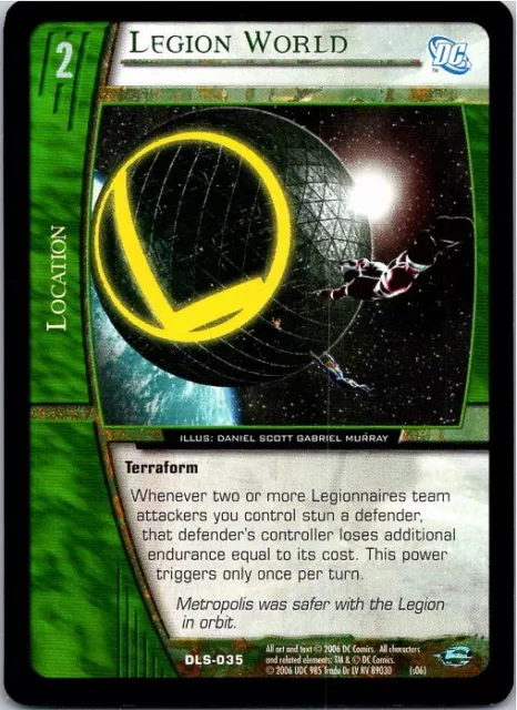 2006 Vs System Dc Legion Of Superheroes  - Pick / Choose Your Cards