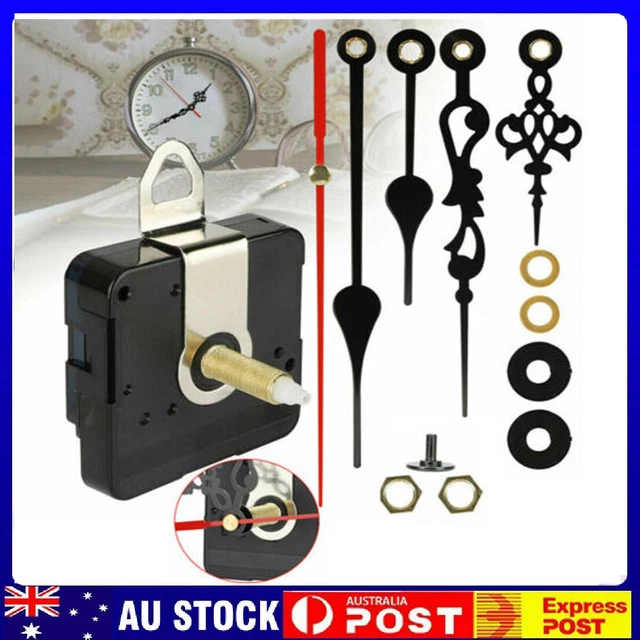 DIY QUARTZ CLOCK Movement Mechanism Hands Wall Repair Tool Parts Kit ...