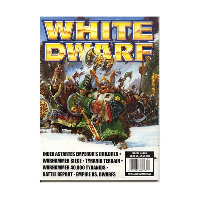 GAMES WORK WHITE Dwarf #210 "Warriors of Ulthuan, Ravenwings, Emperor' Mag  VG+ £3.79 - PicClick UK