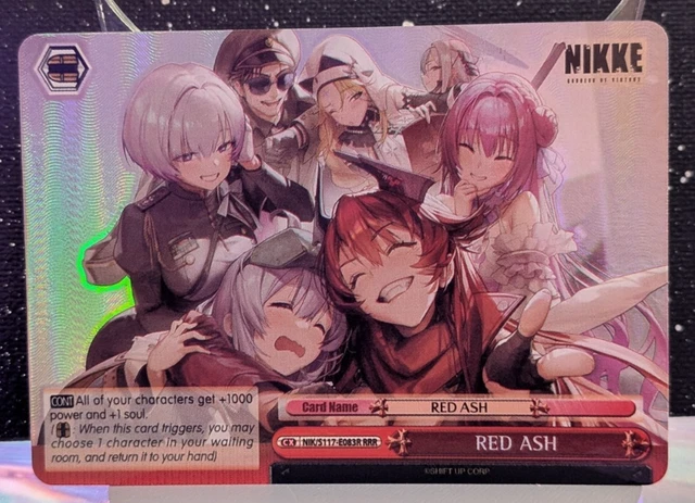 WS NIKKE RED ASH RRR＋ RED ASH RRR [NIK/S117-083R](Booster Pack 