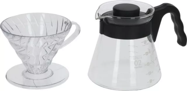 KIT CARAFE A SERVIR HARIO 600 ml