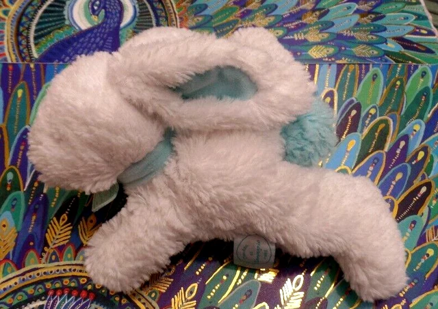 S1 / doudou lapin blanc amande pompon DOUDOU ET COMPAGNIE PM 25cm
