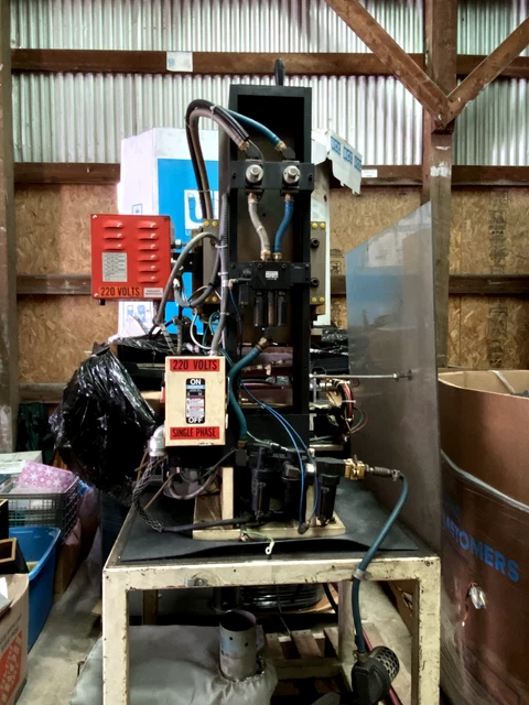 USED United Silicone Inc. Heated Forming Press