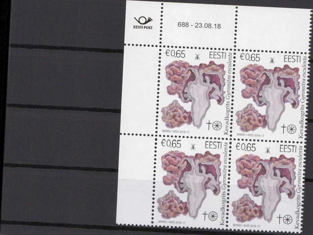 ESTLAND 2018 - Viererblock Nr 926 postfrisch (212955)