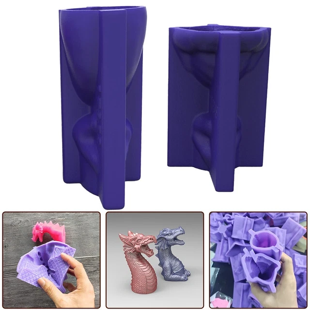 Moule En Silicone 3D Vache Highland - Pour Résine, Bougies, Chocolat - Environ 8.5x7.1 Cm - Figurine Animale