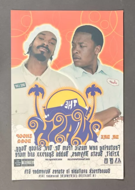 ORIGINAL DR. DRE & Snoop Dogg THE WASH STICKER 14x9 PROMO REV 
