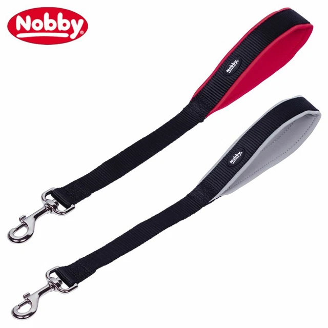 Nobby Kurzführer CLASSIC PRENO - M/L - 30 + 45 cm lang - Hundeleine Nylon Leine