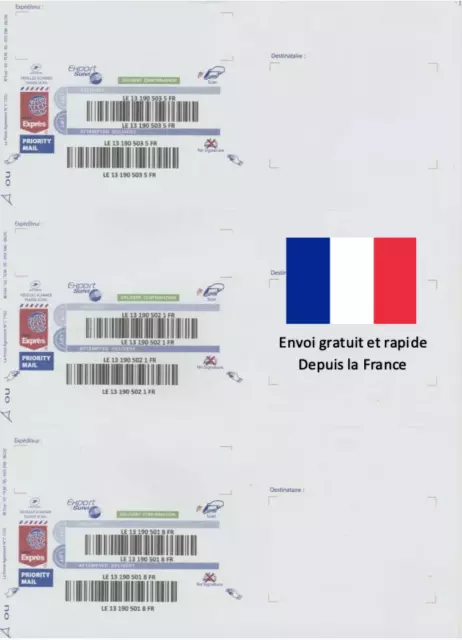 Sticker Suivi - Carnet de 12 - La Poste