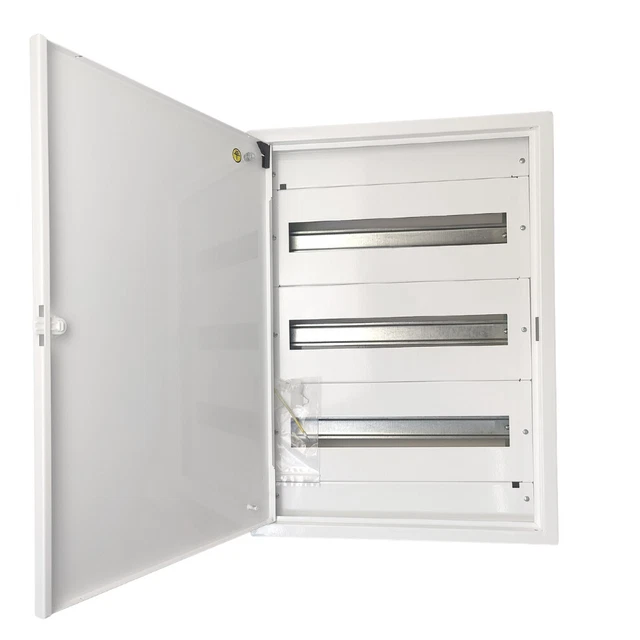 Armoire à Pharmacie Noire – 14x24 Pouces – Aluminium/verre Trempé – Encaster Ou Surface
