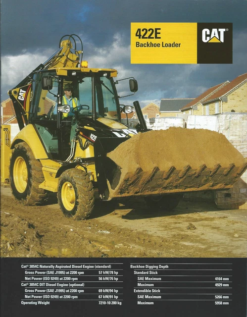 EQUIPMENT BROCHURE - Caterpillar - 422E - Backhoe Loader - 2006 (E3153 ...