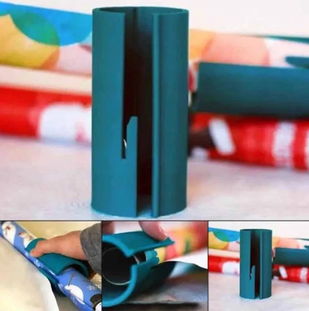 Découpe papier cadeaux Noel - Paper rolling cutter fourniture kraft artisanat