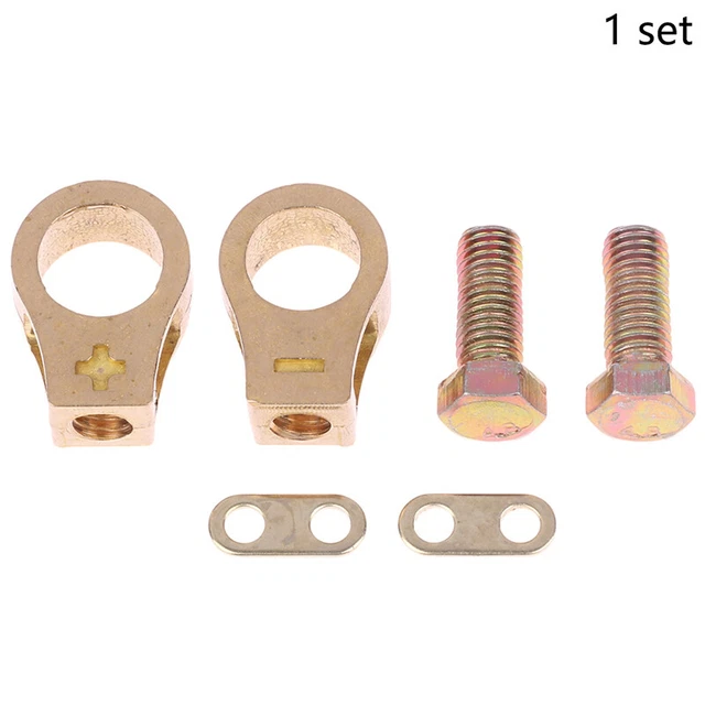 1 set morsetto cavo cavo terminale batteria auto superiore connettore terminale posta rapida LM❤