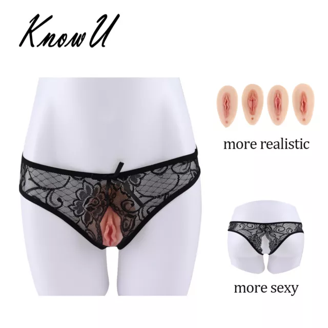 KnowU Silicone Vagin Culotte Réaliste Physiologie Féminine Moules Transgenre