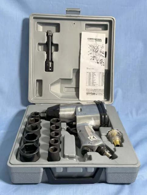 Sealey Air Impact Wrench Kit with Sockets 1/2"Sq Drive SA3/TS