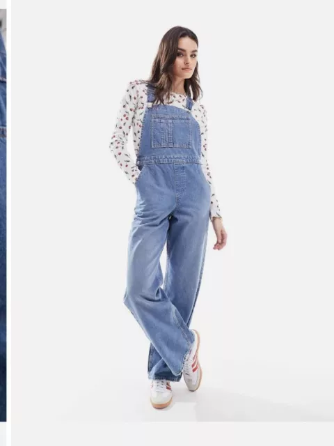 Asos Denim Overalls Womens Large