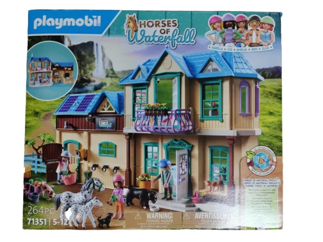 Playmobil Horses of Waterfall Herrador Ben y Aquiles 71357
