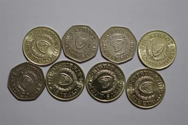 🧭 🇨🇾 Cyprus Old Coins Lot All High Grade B53 #96 Xn42