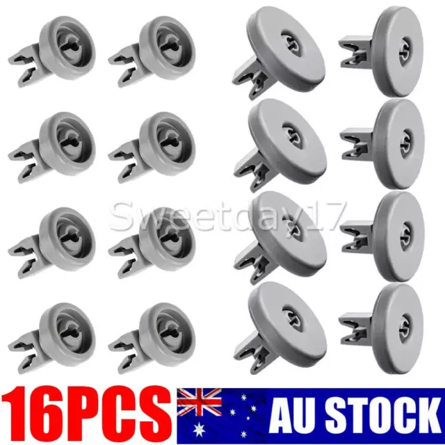 8X Upper & 8x Lower Basket Wheels For Dishlex DX103WK DX203SK WDF901SA WDF901WA