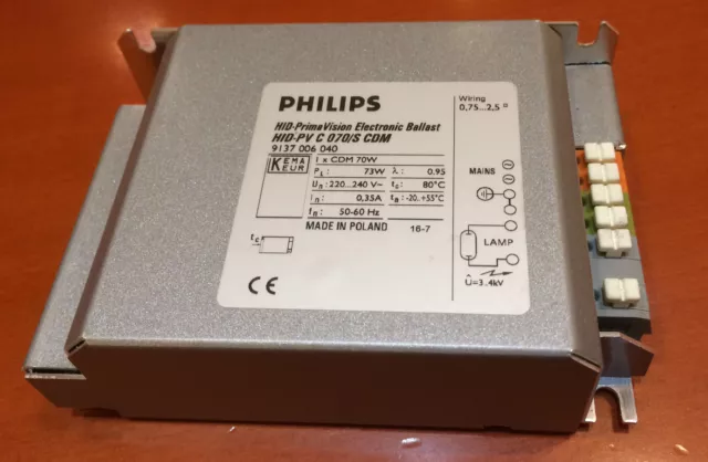 50 Philips Vorschaltgerät EVG 70 W für HQI CDM-T HCI CDM-TD Lampe w. Osram PTi